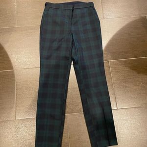 Zara plaid trouser leggings